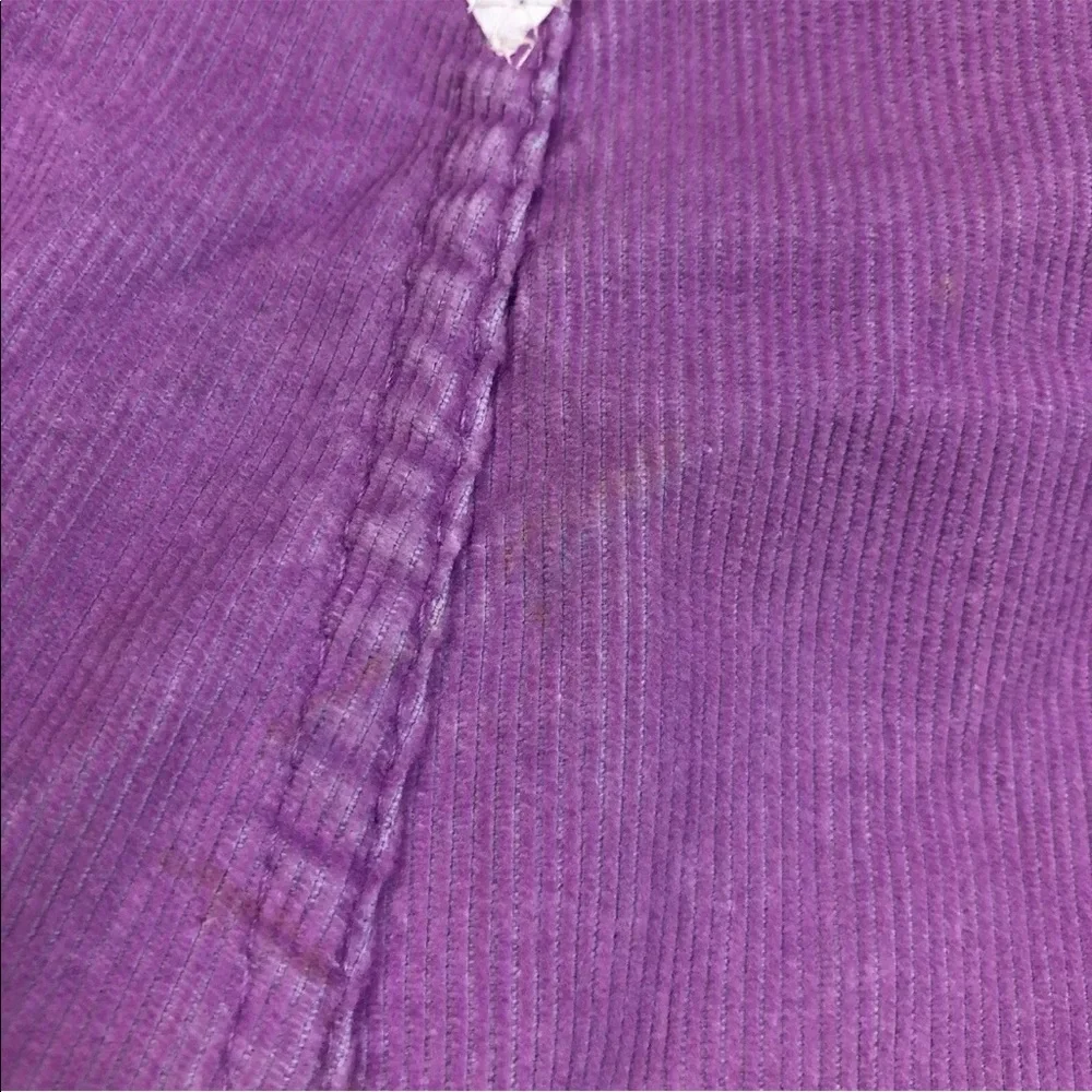 Vintage Oshkosh Bgosh Toddler Girls Purple Corduroy Jumper Dress